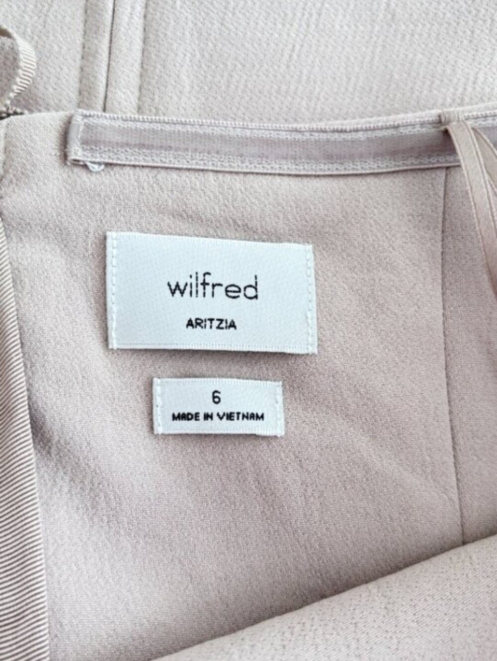 Aritzia Posh Strapless Tube Top - Crepette in Marcona Beige - Picture 2 of 5